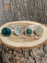 Load image into Gallery viewer, Double Stone Ring (Green Onyx &amp; Fluorite)
