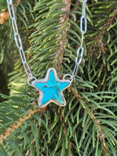 Load image into Gallery viewer, Kingman Turquoise Star Necklace
