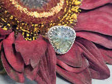 Load image into Gallery viewer, Labradorite Carved Stone Ring
