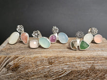 Load image into Gallery viewer, Mae Flowers Chalcedony, Pink Sapphire Ring
