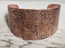 Load image into Gallery viewer, Copper Textured Bracelet
