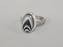 Load image into Gallery viewer, Fordite Oval Ring
