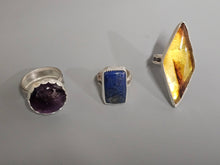 Load image into Gallery viewer, Lapis Lazuli Stone Ring
