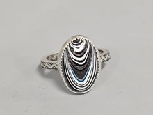 Load image into Gallery viewer, Fordite Oval Ring
