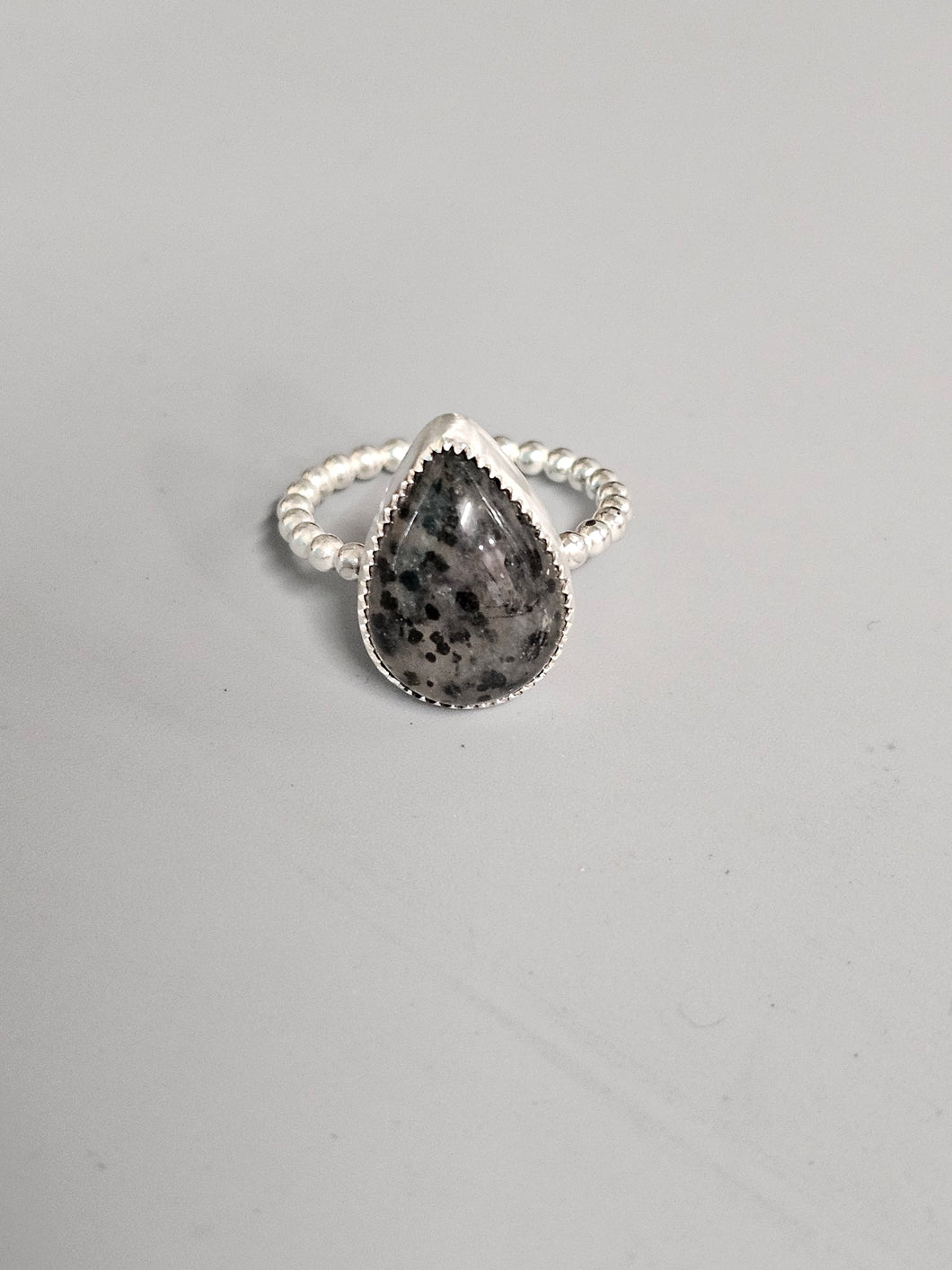 Dendritic Agate Stone Ring