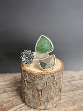 Load image into Gallery viewer, Mae Flowers Aventurine, Pyrite Ring
