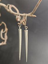 Load image into Gallery viewer, Silver Quill Earrings
