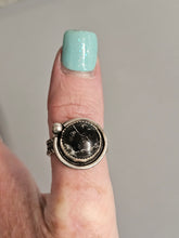 Load image into Gallery viewer, White Buffalo Sterling Silver Ring
