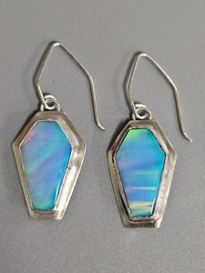 Aurora Opal Casket Earrings