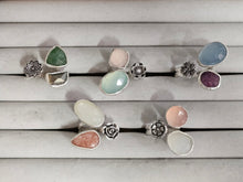 Load image into Gallery viewer, Mae Flowers Chalcedony, Pink Sapphire Ring
