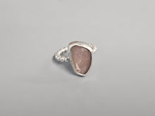 Load image into Gallery viewer, Peach Moonstone Faceted Stone Ring
