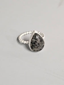 Dendritic Agate Stone Ring