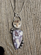 Load image into Gallery viewer, Owl Luna Agate Necklace
