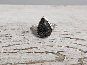 Dendritic Agate Stone Ring