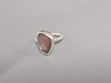 Load image into Gallery viewer, Peach Moonstone Faceted Stone Ring
