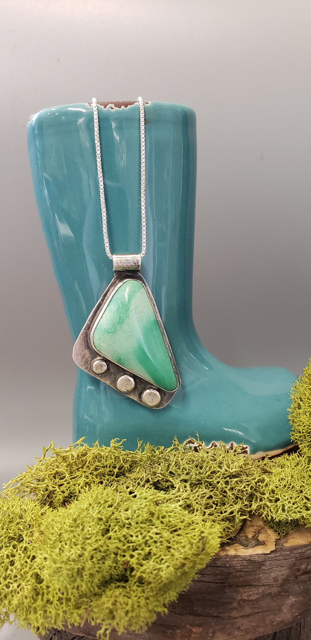 Green Adventurine Stone Pendant