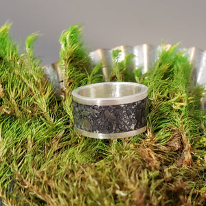 Native Silver Stone Inlay Ring