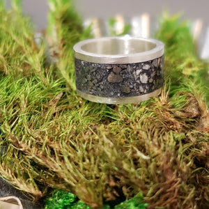 Native Silver Stone Inlay Ring