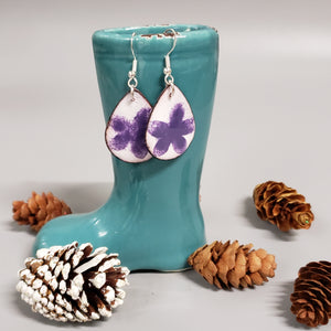 Flower Enamel Earring