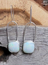 Load image into Gallery viewer, Sterling Opal Stone Earrings
