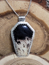 Load image into Gallery viewer, Palm Root Coffin Stone Necklace
