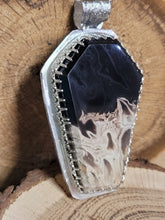 Load image into Gallery viewer, Palm Root Coffin Stone Necklace
