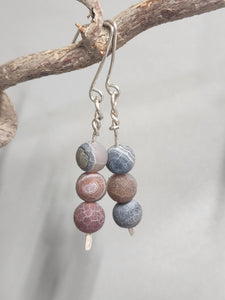 Polychrome Bead Earrings