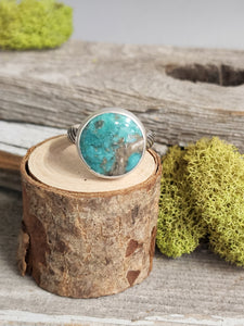 Turquoise Vintage Round Ring