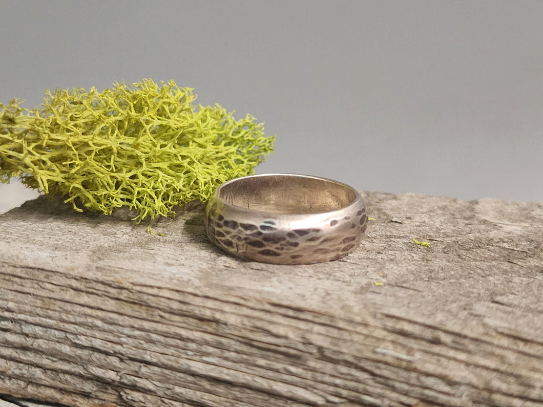 Sterling Silver Hammered Ring