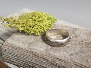 Sterling Silver Hammered Ring