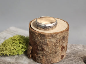 Sterling Silver Hammered Ring