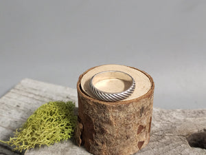 Sterling Silver Rope Ring