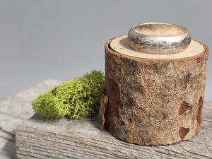 Sterling Silver Hammered Ring