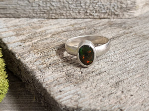 Black Opal Ring 9