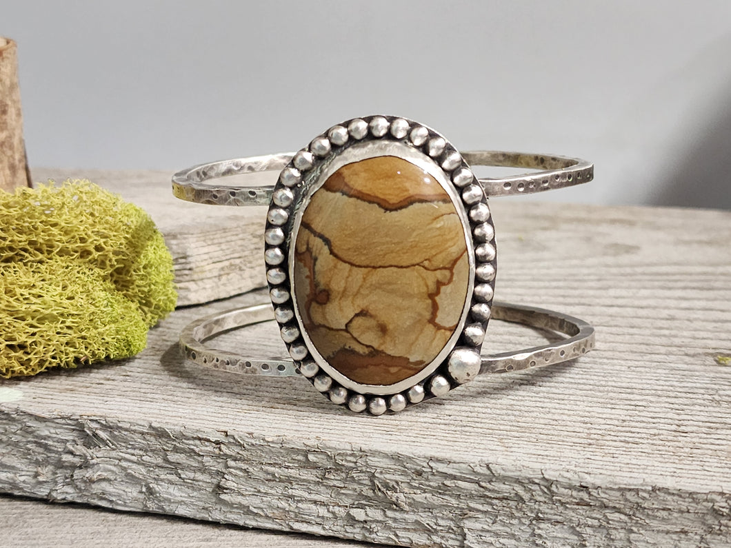 Oregon Owyhee Picture Jasper Double Bracelet