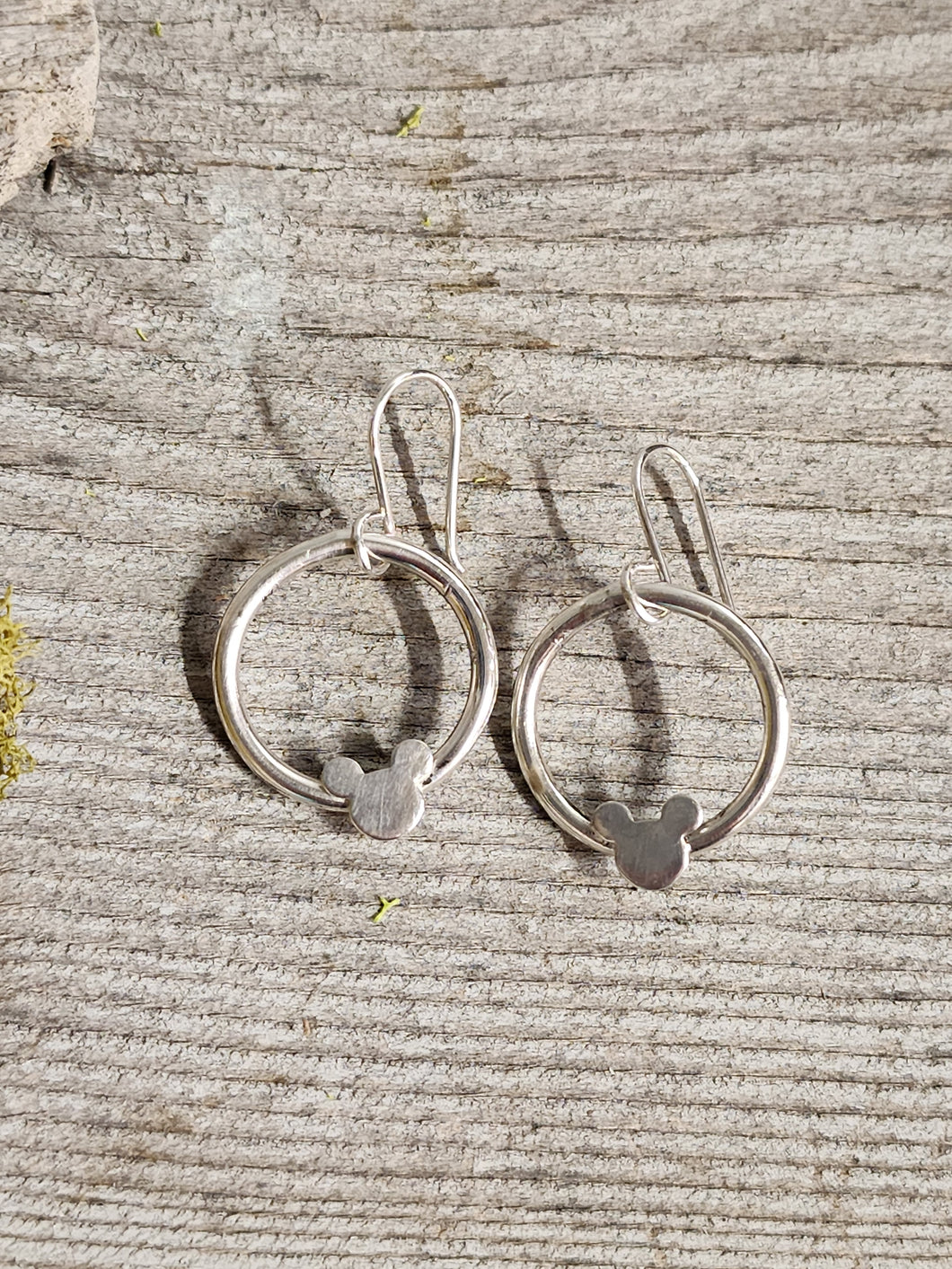 Mouse Hoop Earrings