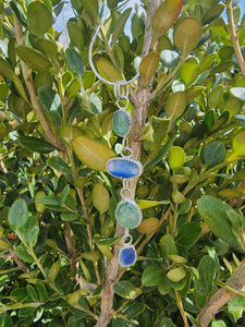 Green & Blue Kyanite Necklace