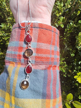 Load image into Gallery viewer, Smokey Quartz &amp; Carnelian Necklace
